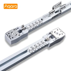 aqara smart curtain track private custom zigbee electric curtain rail control system for aqara b1 a1 xiaomi youping wifi motor free global shipping