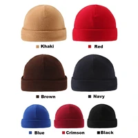 autumn and winter mens and womens outdoor double layer thickened fleece hat wind proof riding skiing polar fleece warm hat