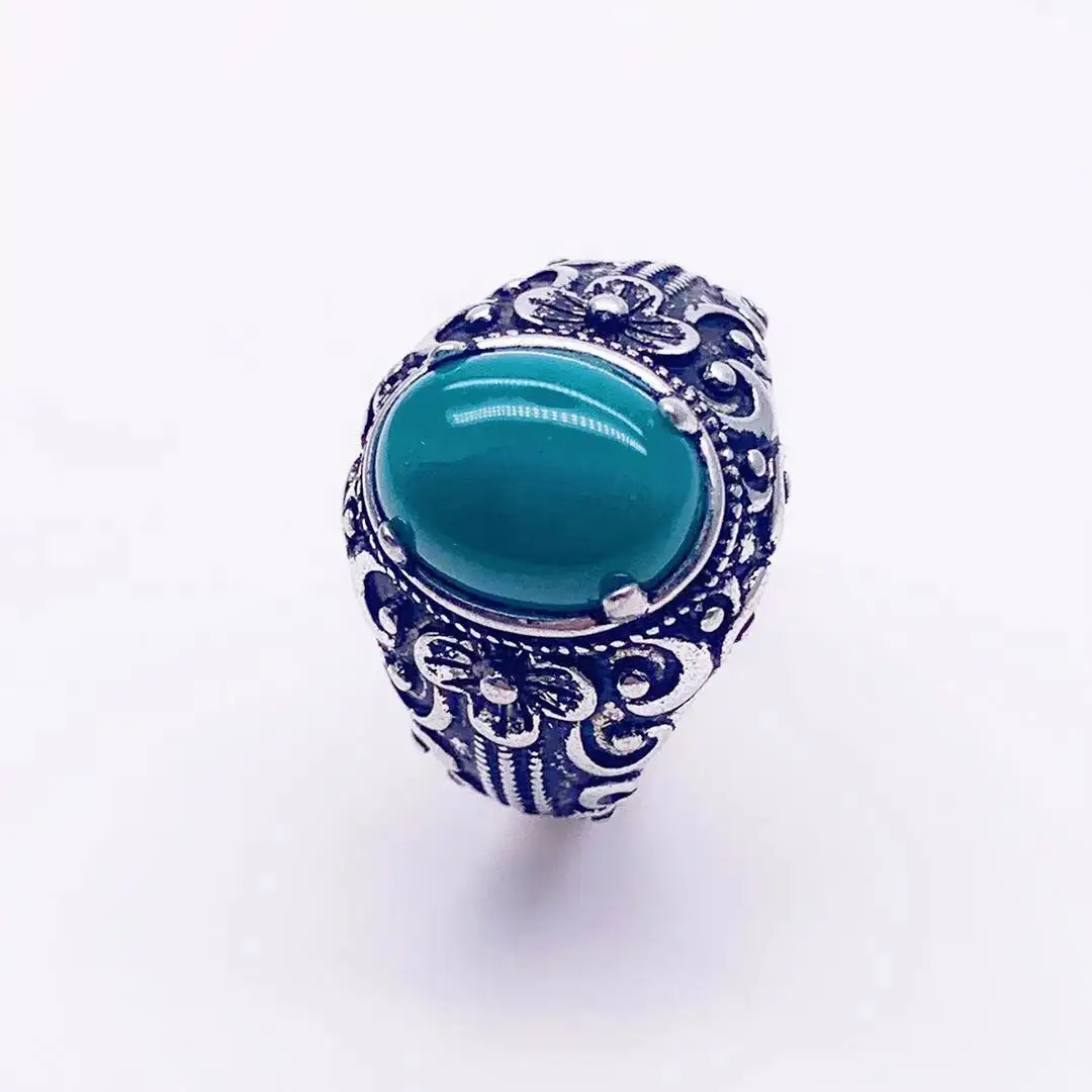 Европейский и американский Ретро необработанный Бирюзовый высокий фарфоровый