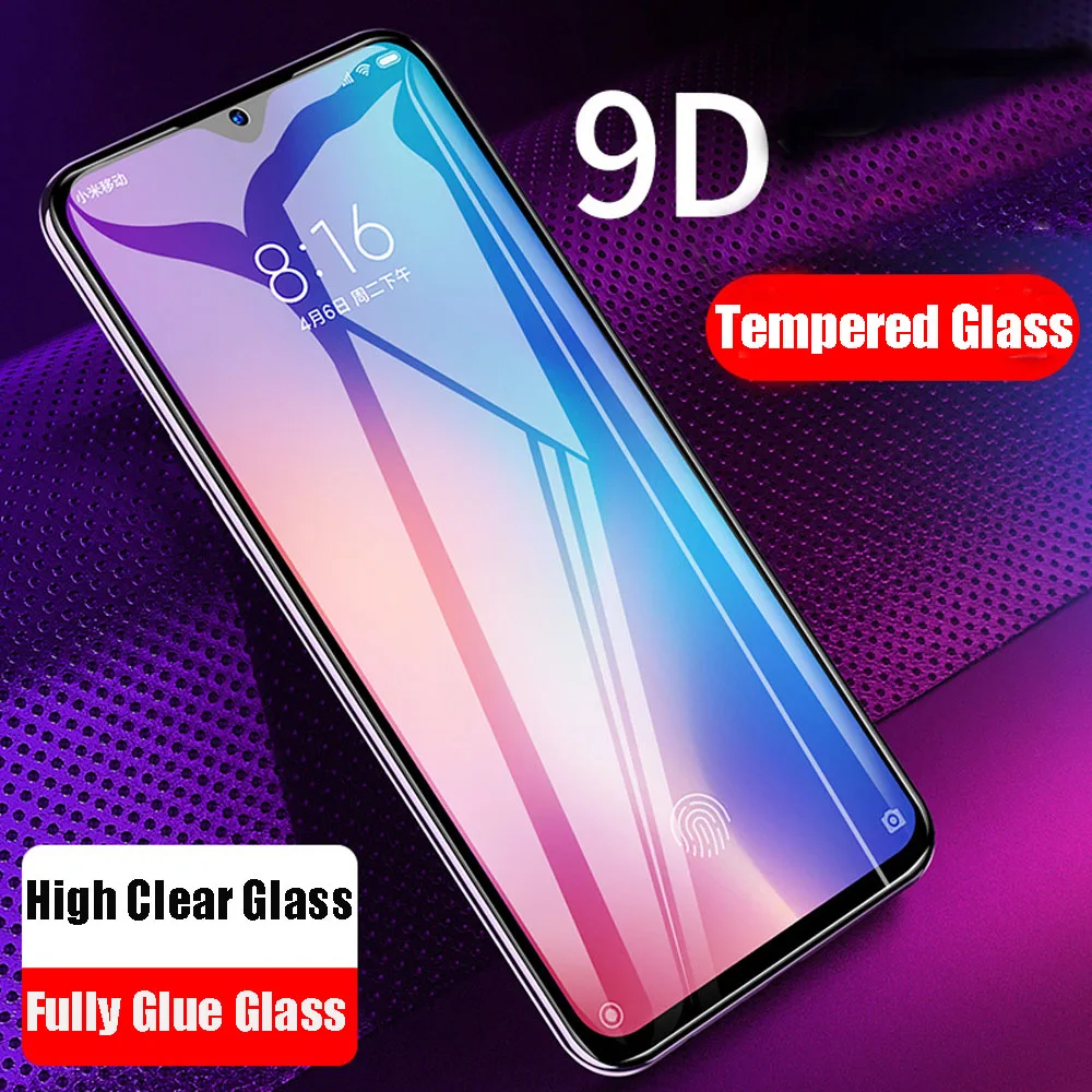 5D стекло для Xiaomi Redmi Note 9 Pro 8 9s 7 8T 9a 8a K20 закаленное Xiomi Защита экрана Mi 9t A3|Защитные