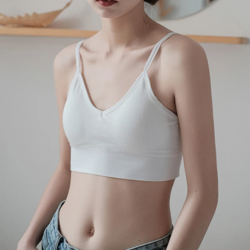 Женский сексуальный спортивный топ без косточек бесшовное нижнее белье для
