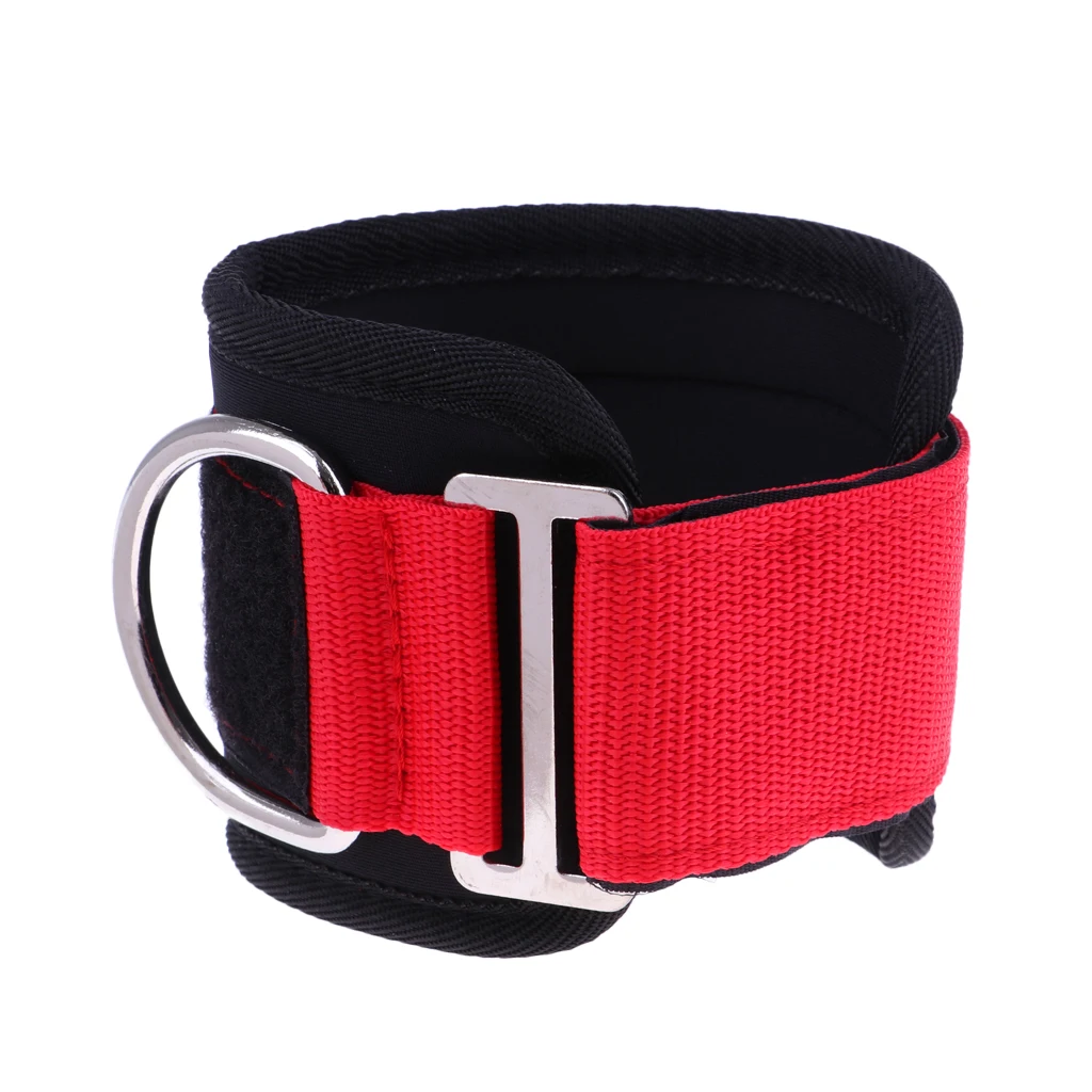 

1Pcs Ankle Strap D-ring Multi Gym Cable Attachment Thigh Leg Pulley Exercise