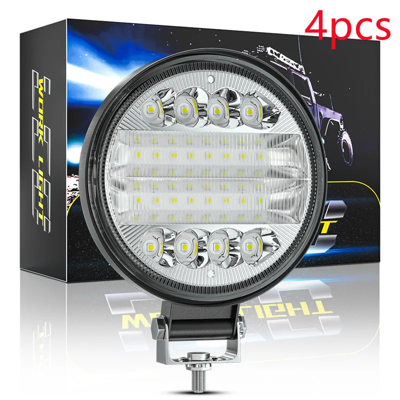 

4 Inch 72W LED Work Light Bar Off-road 12V 24V Point LED Light Bar Suitable for Truck SUV 4WD 4x4 Boat ATV Jeep Tractor Fog Ligh