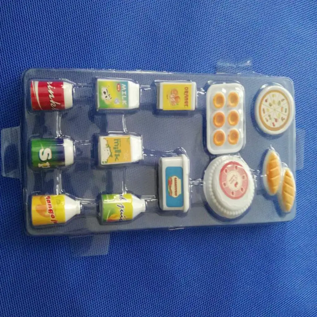 

12Pcs/Pack Kids Child Pretend Play Food Milk Models Toys for Birthday Gifts