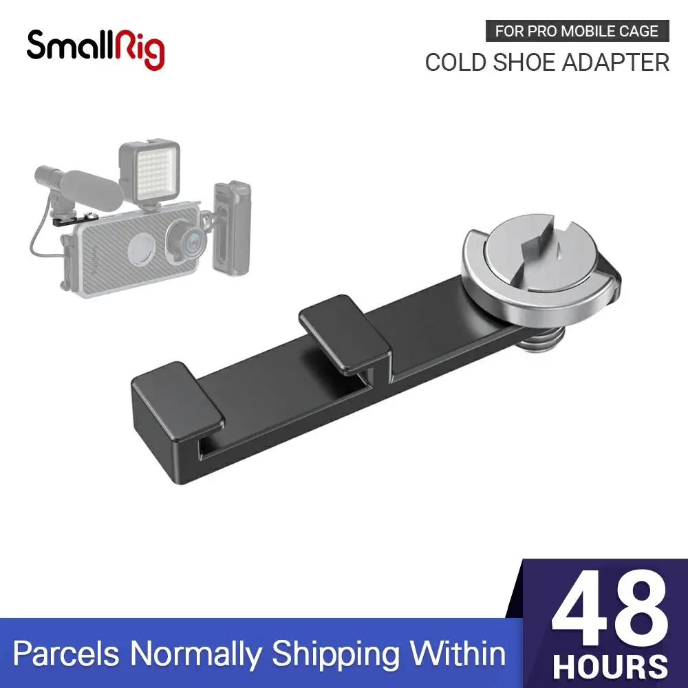 SmallRig 1/4 ” 20 Резьбовой Адаптер для холодной обуви Pro Mobile Cage Vlogging Kit пластина