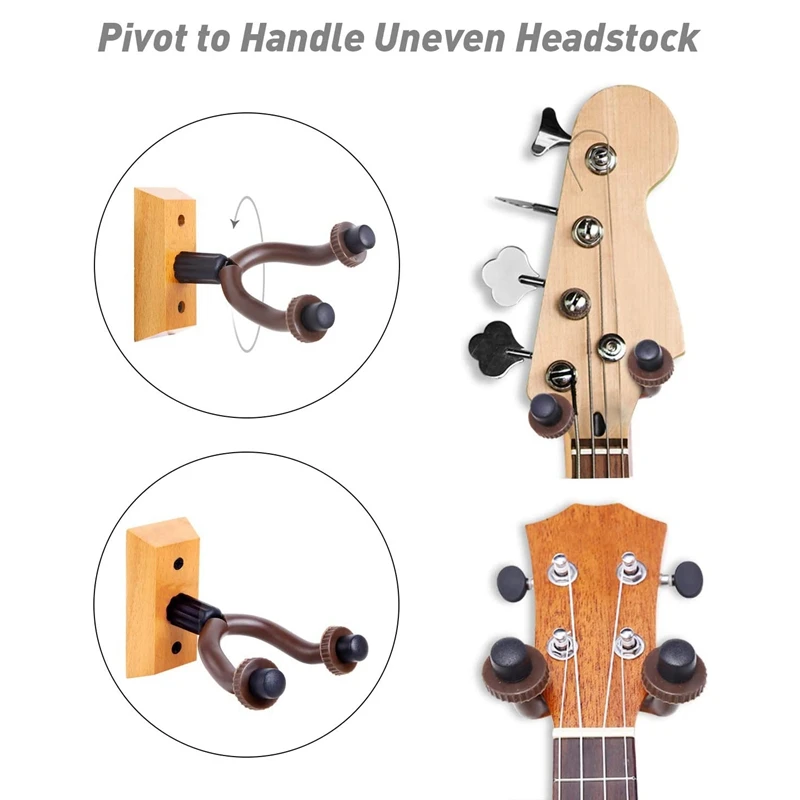 Настенная вешалка для гитары 3 шт. укулеле бас банджо мандолина демонстрация