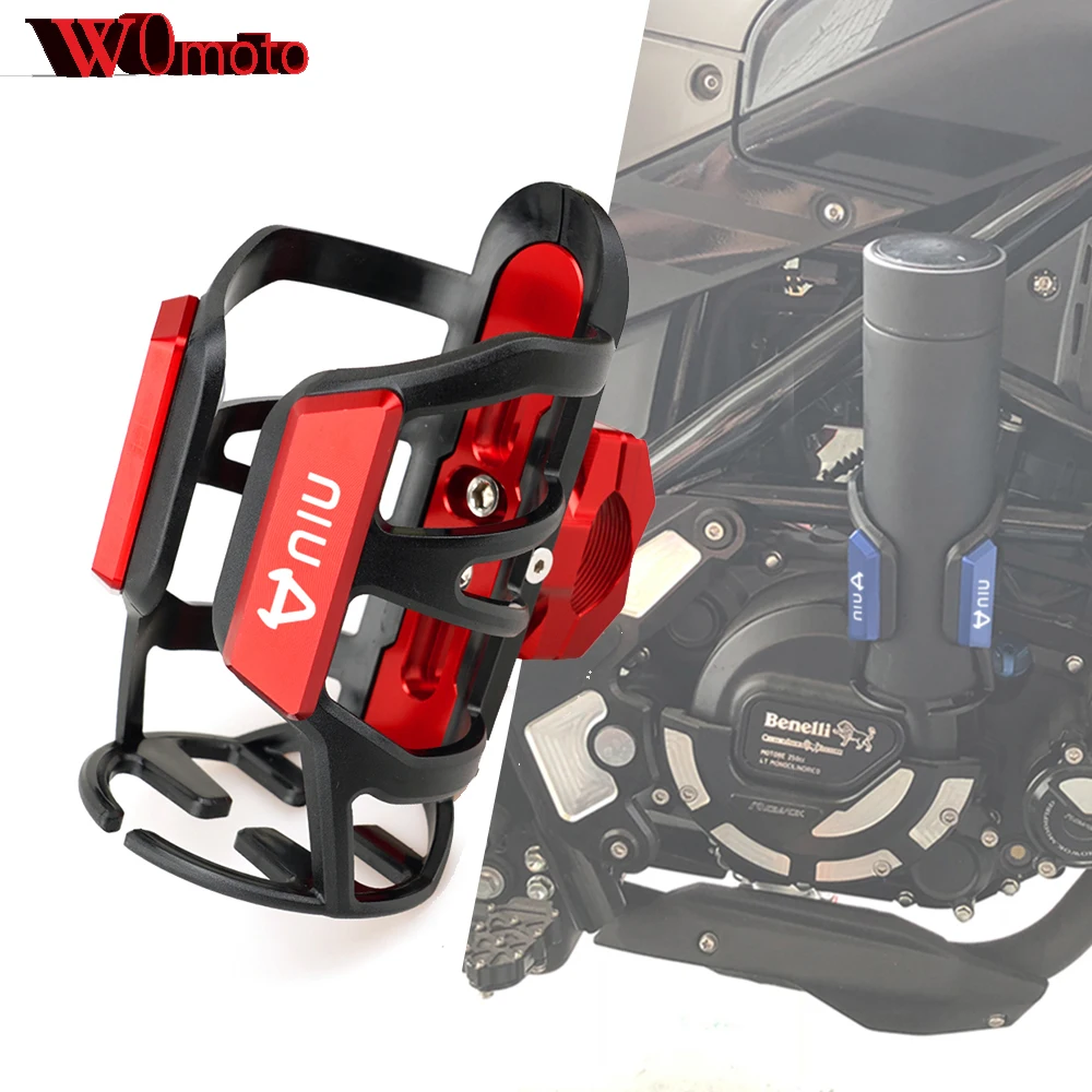 

Motorcycle CNC Accessories Universal For NIU M1 M+ N1S NGT N1 U1 U+ US U+a U+b UQI High Quality Water Bottle Drink Cup Holder