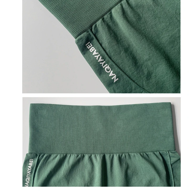 

Seamless Push Up Fitness Jogger Shorts Women High Waist Solid Sport Workout Shorts Slim Tummy Control Gym Athletic Shorts