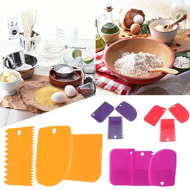 Скребок для теста помадка торт случайный цвет лопатки торта Формы