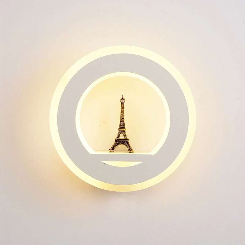 19 Вт современный декоративный светодиодный настенный светильник в виде башни