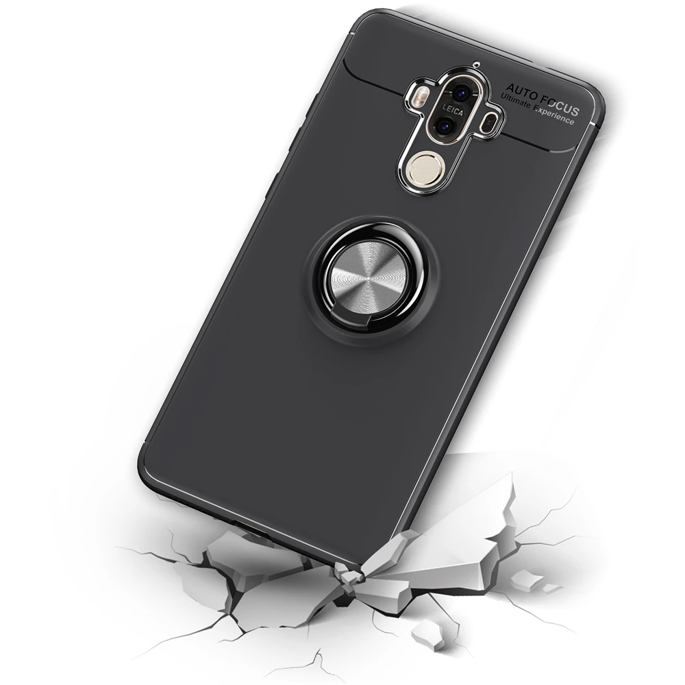 Fashion Case For Huawei Mate9 Mate9Pro Mate10 Mate10Pro Mate10Lite Soft TPU Magnetic Finger Ring Phone Back Cover Coque|Бамперы| |