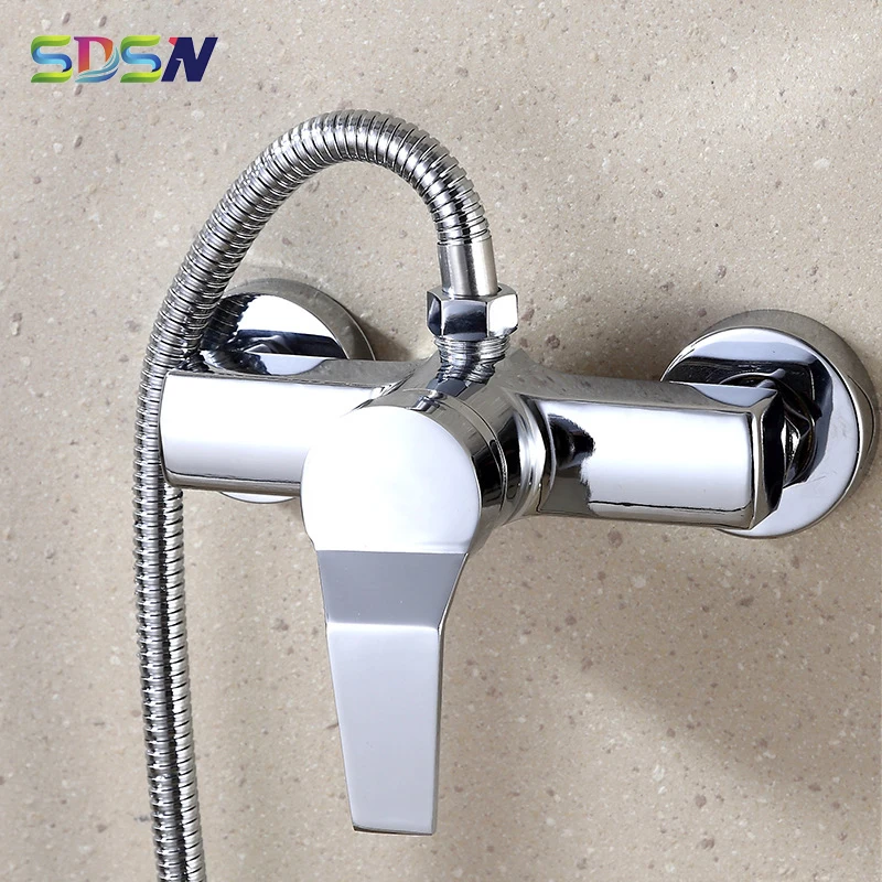 Смеситель для ванной комнаты SDSN смеситель душа с двойным отверстием медный