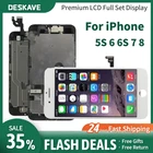 Полный комплект ЖК-экран для iPhone 6, 6S, 7, 8 plus, замена экрана в сборе 100% Протестировано для iPhone 5S 6P 6SP 7P 8 дисплей с сенсорным экраном дигитайзер