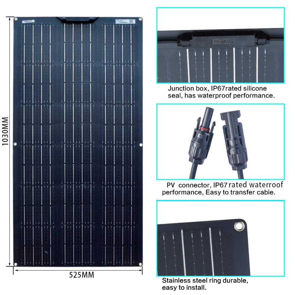 Murah Panel Tenaga Surya/Solar Panel 12V 240W 20A Solar Charger Controller Fotovoltaik Kit Home Sistem Untuk Mobil RV Perahu Kemping Caravan Camping PV