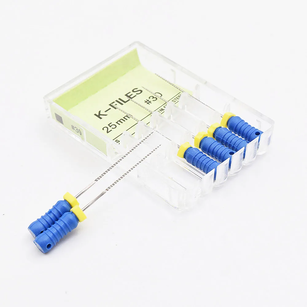 1 коробка эндододонтический корневой канал нержавеющая сталь K-файлы