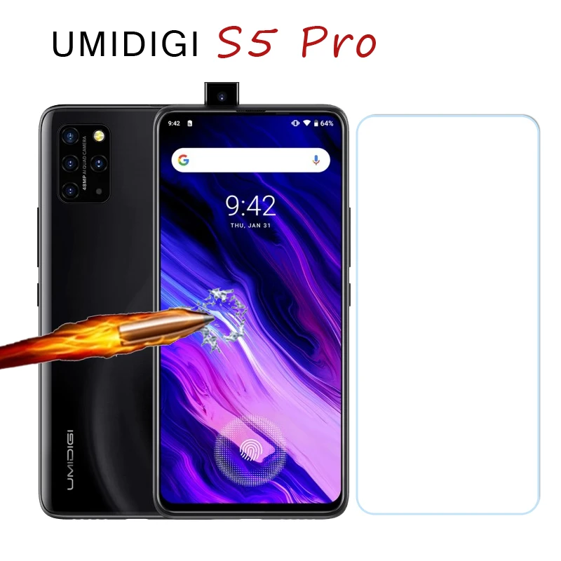 

Закаленное стекло для UMIDIGI S5 Pro, защита от царапин, ЖК-пленка, стекло для UMI S5Pro, защитное стекло премиум-класса