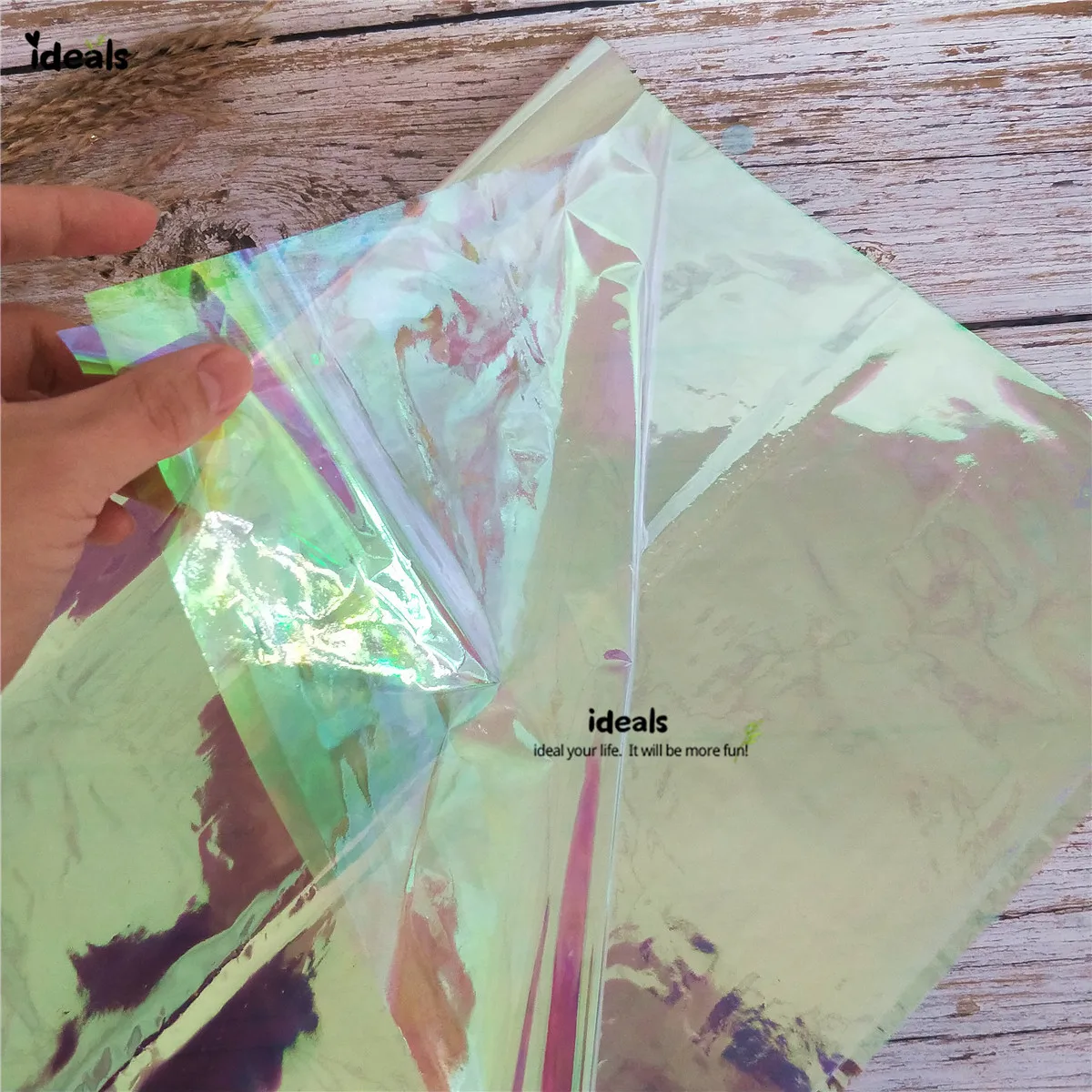 Радужный цветочный букет 10 шт. 50x70 см радужная пленка для упаковки целлофановых