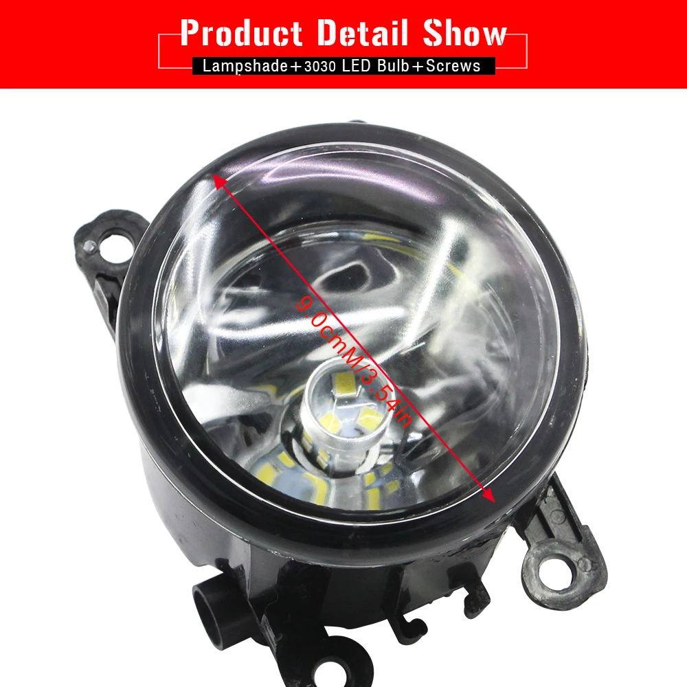 Buildreamen2 For Honda CR-V CRV 2.4L L4 2012 2013 2014 Car H11 Front Fog Light Assembly Lampshade + Bulb DRL 12V Accessories | Автомобили