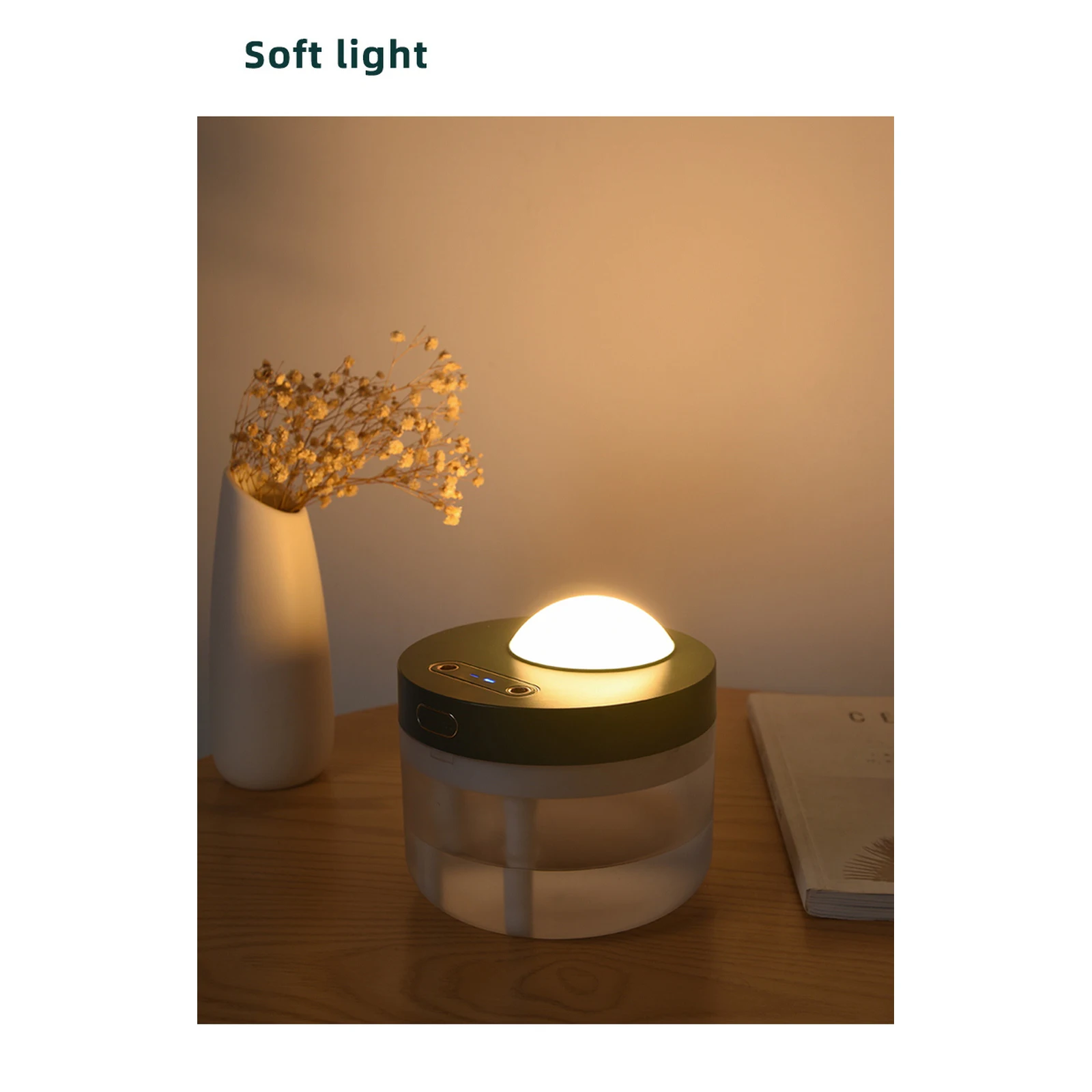 3 In 1projection Lamp Humidifier Night Light 360° Rotate USB Plug Charging Air Purifier Large Capacity Double Spray | Дом и сад