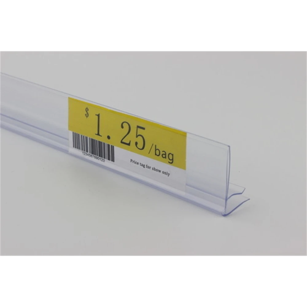 Поп нижний зажим полоса данных стеклянная деревянная полка талкер держатель