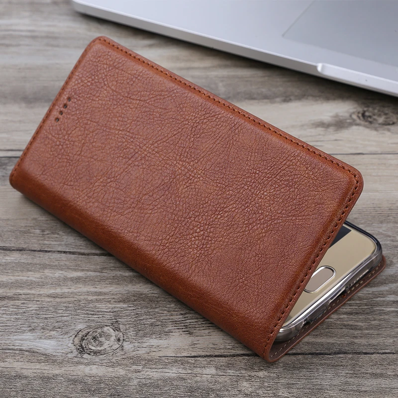 Высококачественный винтажный флип-чехол из искусственной кожи для Oukitel C8 чехлы