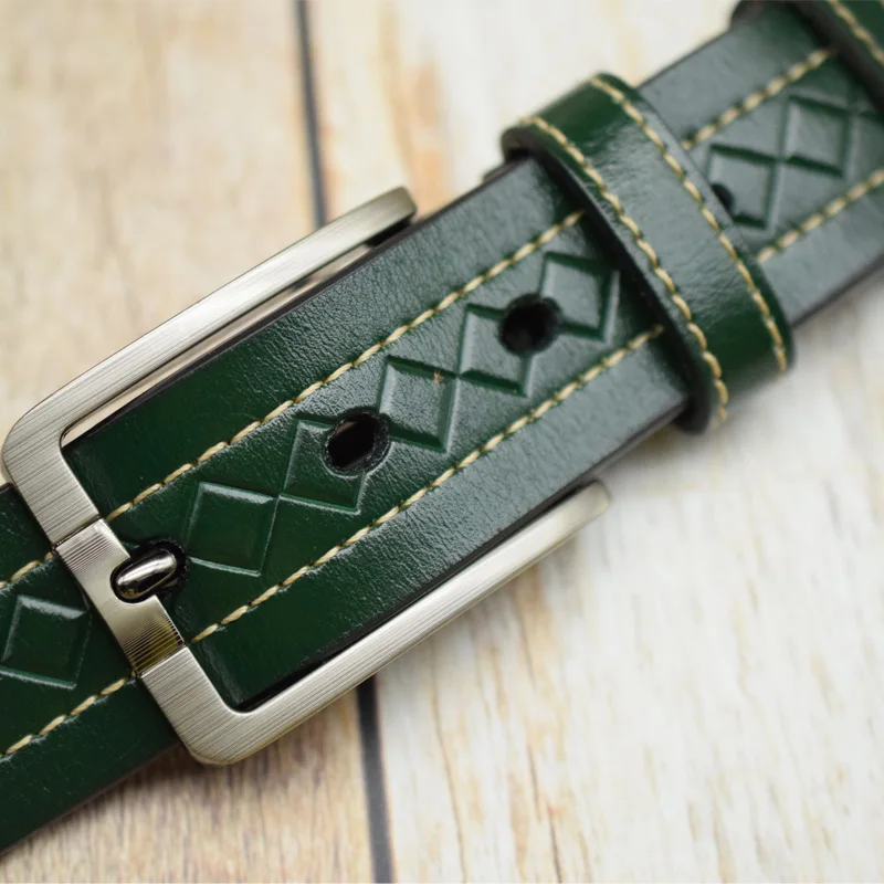 ремень мужской натуральная кожа Западный благоприятный Для мужчин сплава пряжки