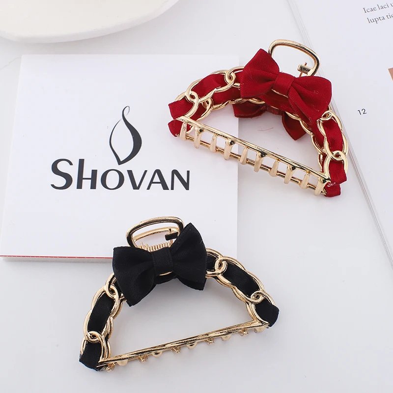 

2021 Korean Metal Geometric Hair Claw Barrettes Elegant Hair Clip Crab Hollow Out Hairpin Headwear Women Girl Hair Accessories