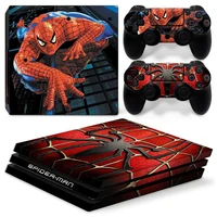 marvel iron man deadpool captain america vinyl skin sticker for ps4 pro console and 2 controllers decal cover game accessories