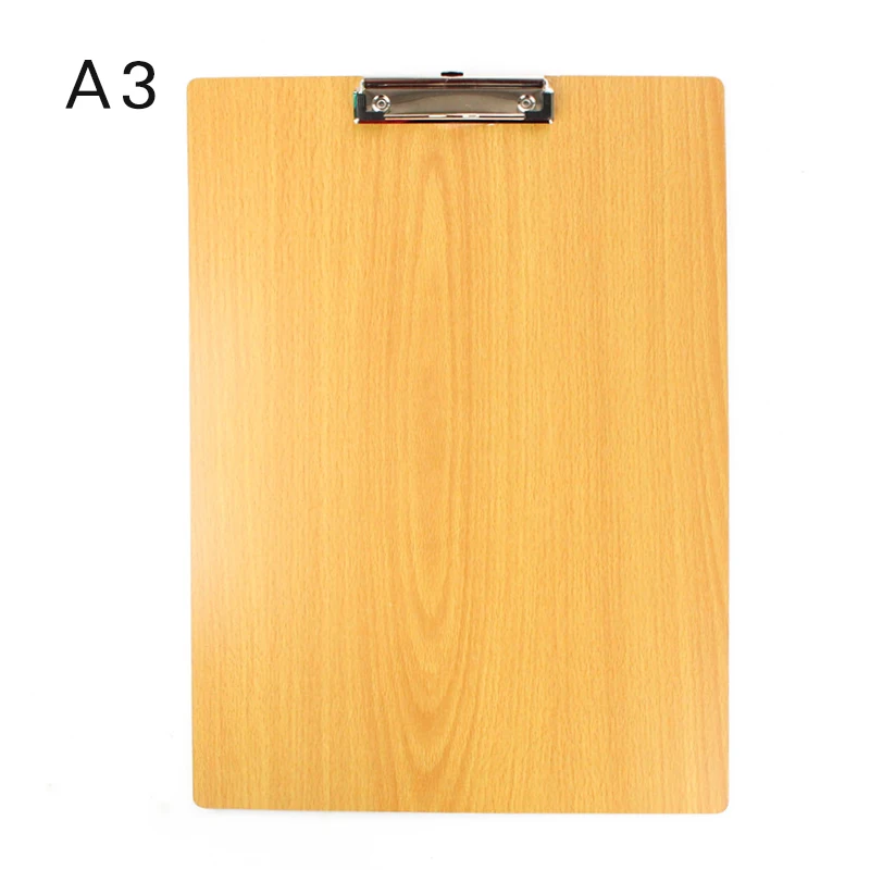 

Wood Board Clip Clipboard Writing Boards Folder File Office Stationery Wooden Pad Menu Ply Wood Hardboard A4/B5/16K/8K/A3