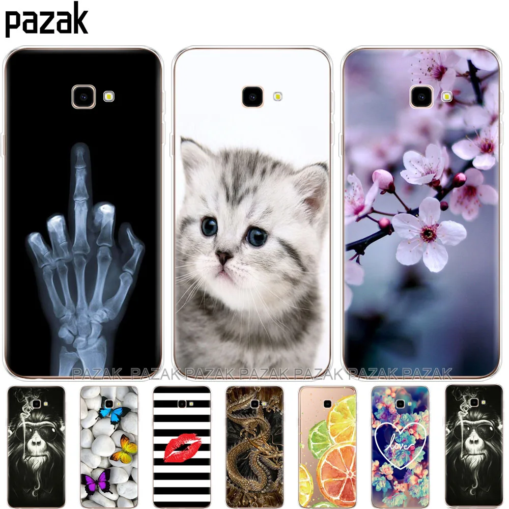 Мягкий чехол для Samsung J4 Plus чехлы с принтом мягкий из ТПУ Prime sm j415 J4Plus 2018|Бамперы| |