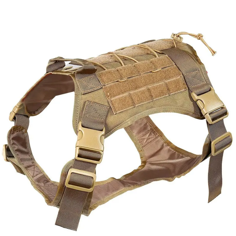 

Тактическая шлейка для собак, жилет для немецкой овчарки, с ручкой, нейлоновый поводок для собак, военная жилетка для собак