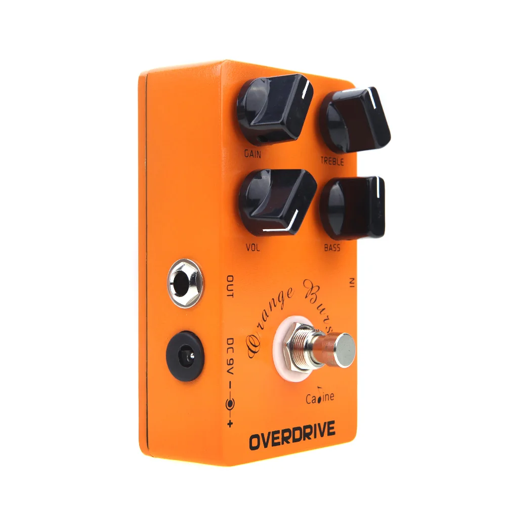 Caline CP-18 гитарная педаль для звукового эффекта овердрайв True Bypass дизайн Orange Burst CP18 Caline гитарная педаль аксессуары для гитары