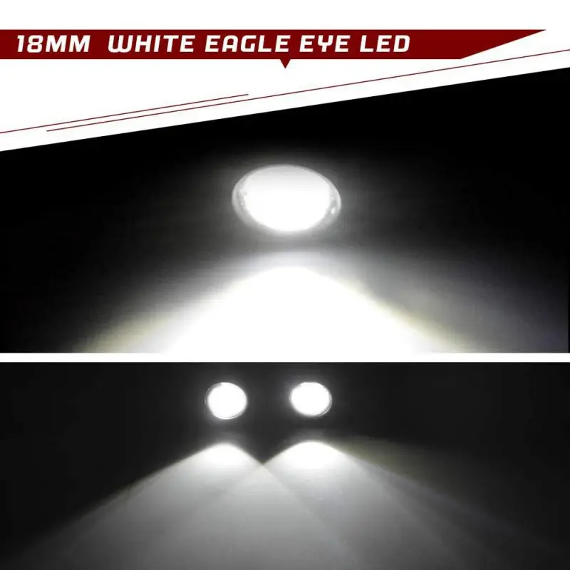 10 шт. Автомобильные противотуманные светодиодные фары Орлиный глаз 12 В 23 мм |