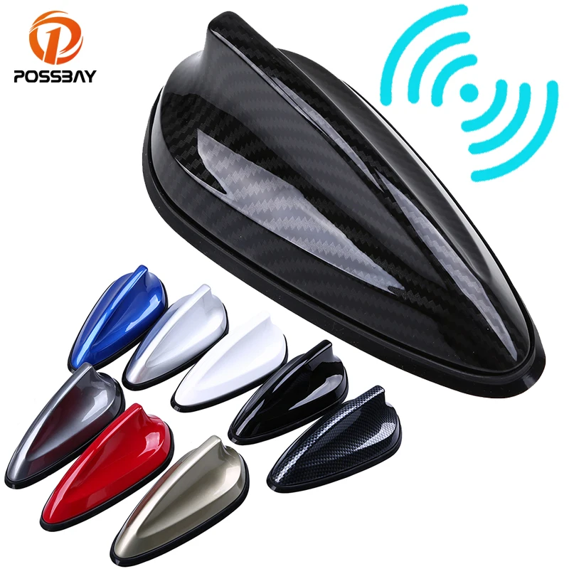 

Автомобильная антенна POSSBAY, антенна FM-сигнала, радио усилитель, украшение крыши автомобиля, наклейки на автомобильные антенны для Audi, VW, Toyota, ...