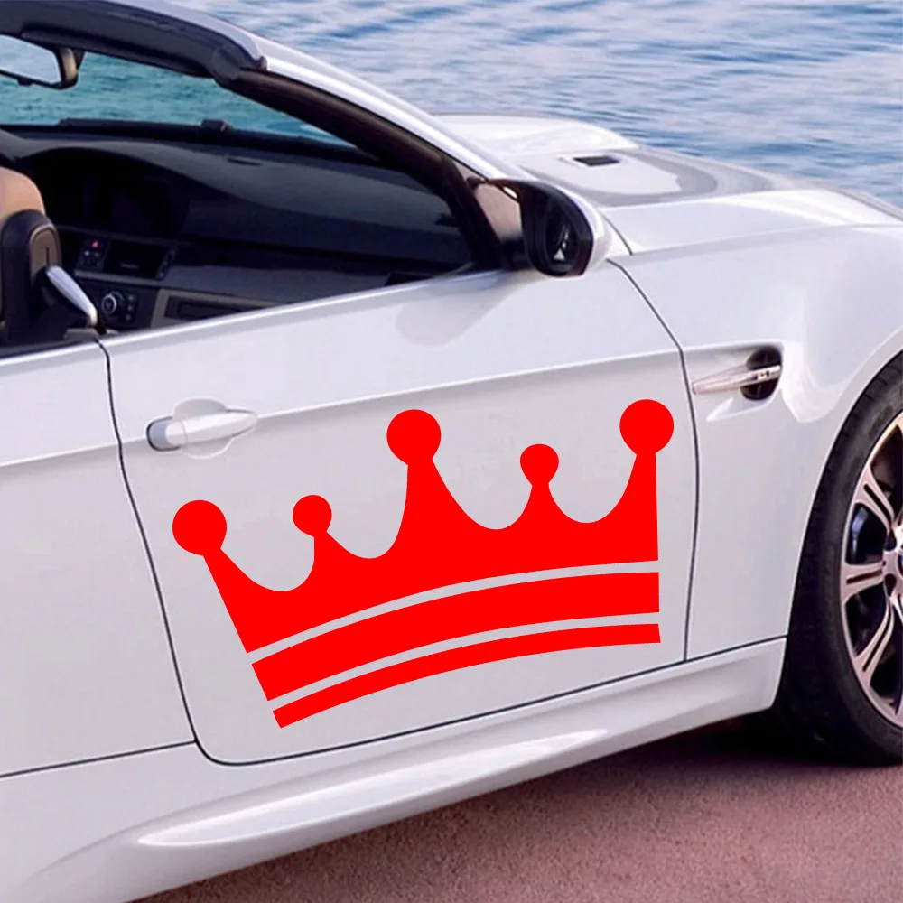 

Free shipping Crown Stickers Voiture Car Door Handle Decals Car Styling Stickers And Car Body Decals Accessories