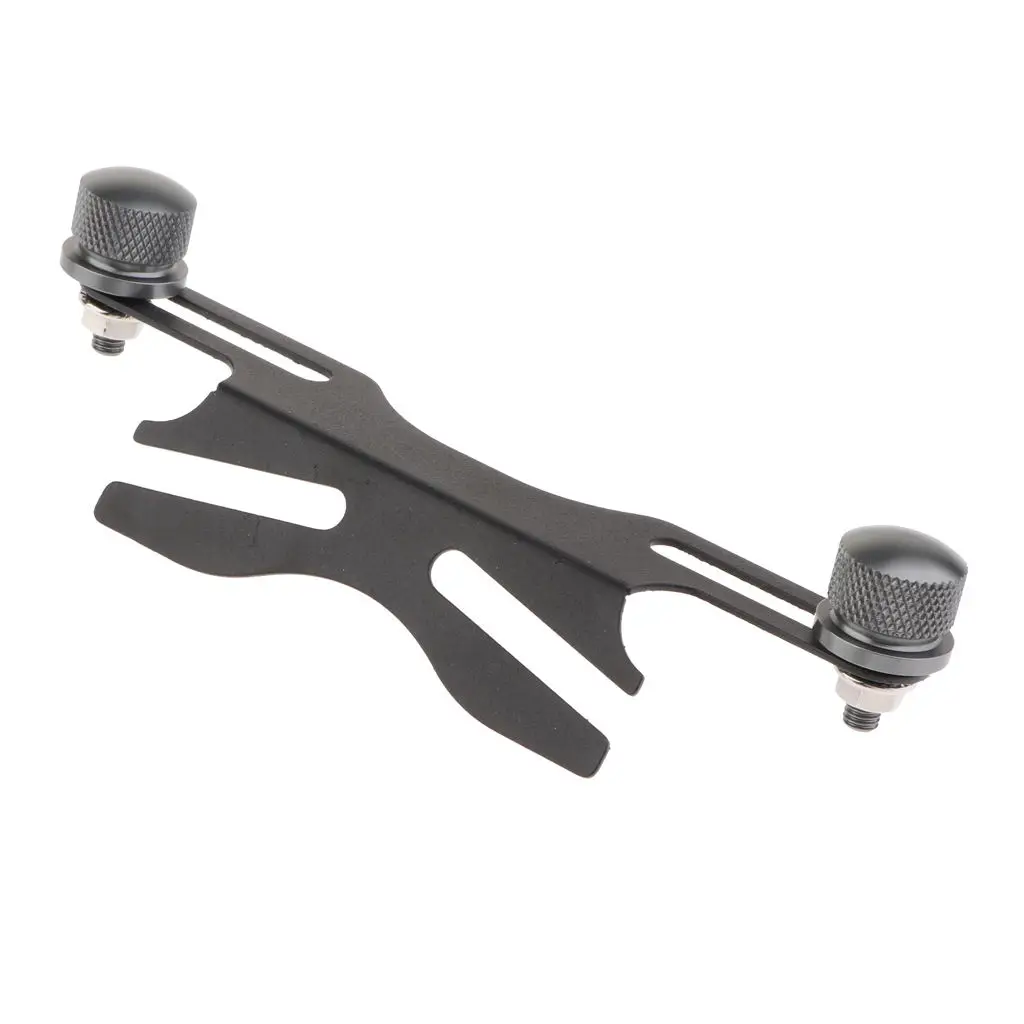 

Aluminum Alloy Motorbike ATV Rear License Plate Holder Mount Bracket - Titanium