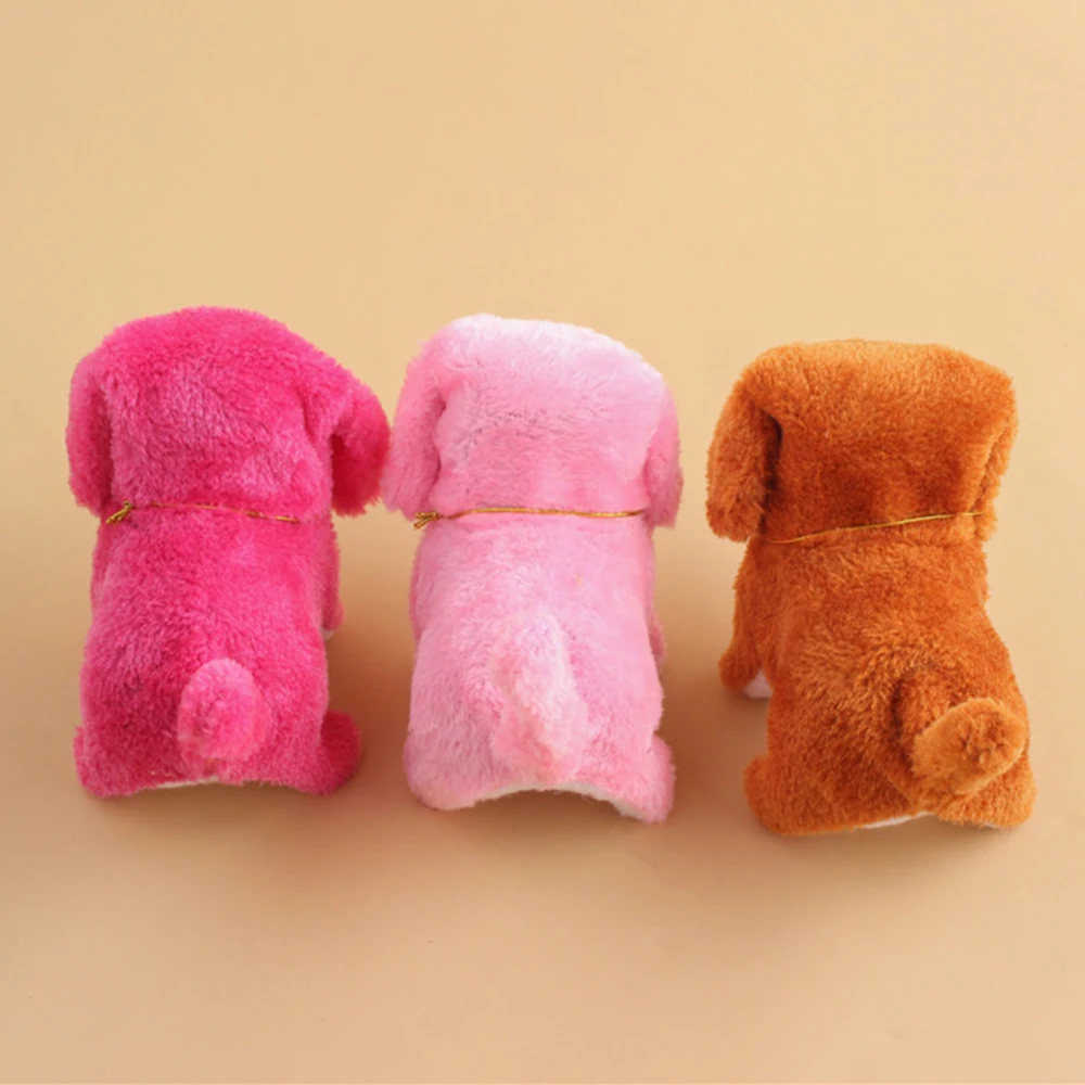 Новинка плюшевая ходячая светящаяся собака Детская электрическая игрушка