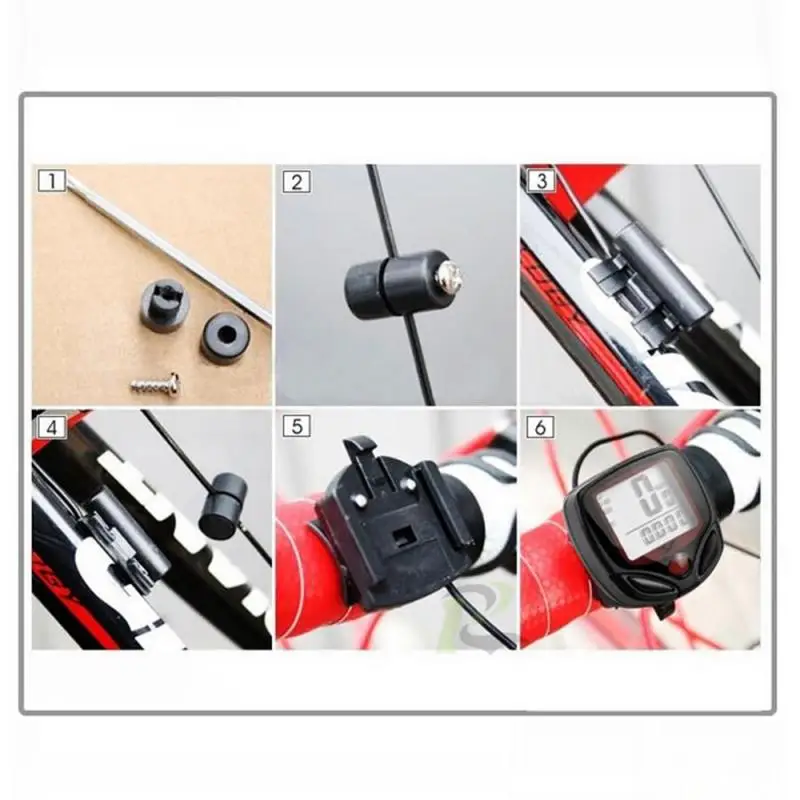 Водонепроницаемый велосипедный одометр устройство для измерения скорости