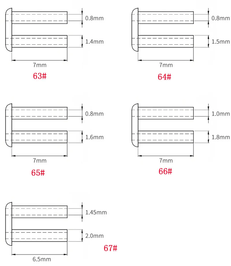 100 шт. очки без оправы двойные резиновые штепсельные замочные втулки пластиковые