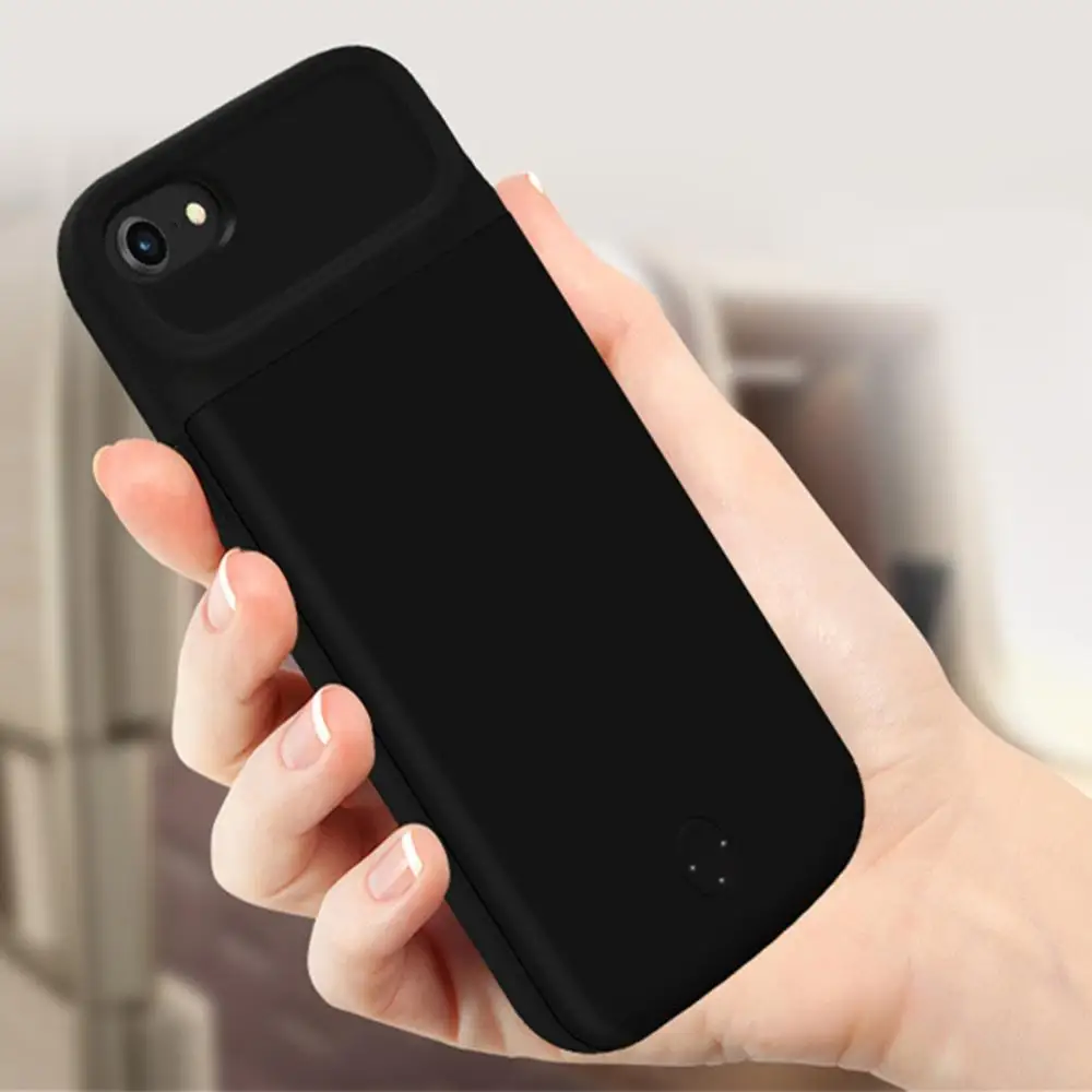 Для Iphone 6 6S 7 8 Plus X XS XR аккумулятор max зарядное устройство чехол умный силикагелевый