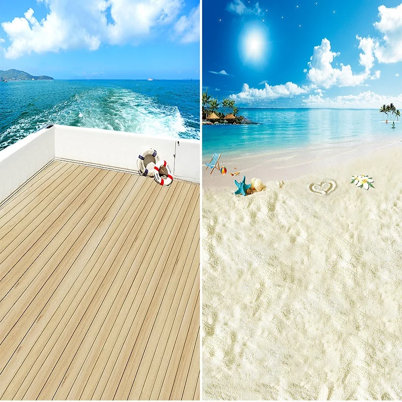 Виниловый фон для фотосъемки с изображением пейзажа Морского Пейзажа пляжа