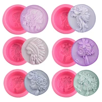 3d silicone soap mold diy handmade craft soap form for soap making tool cake chocolate decoration mold cake baking tool