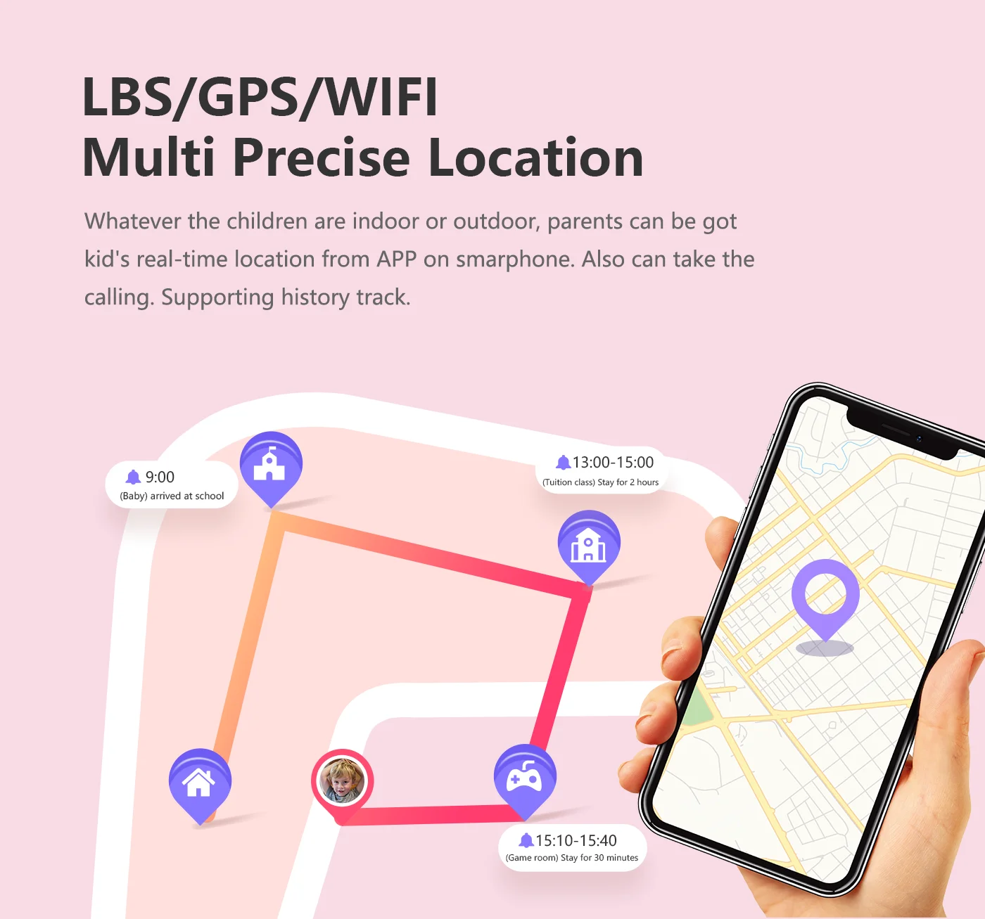 AISHI LT21 4G Детские умные часы GPS-трекер WiFi Видеозвонок SOS Водонепроницаемая камера
