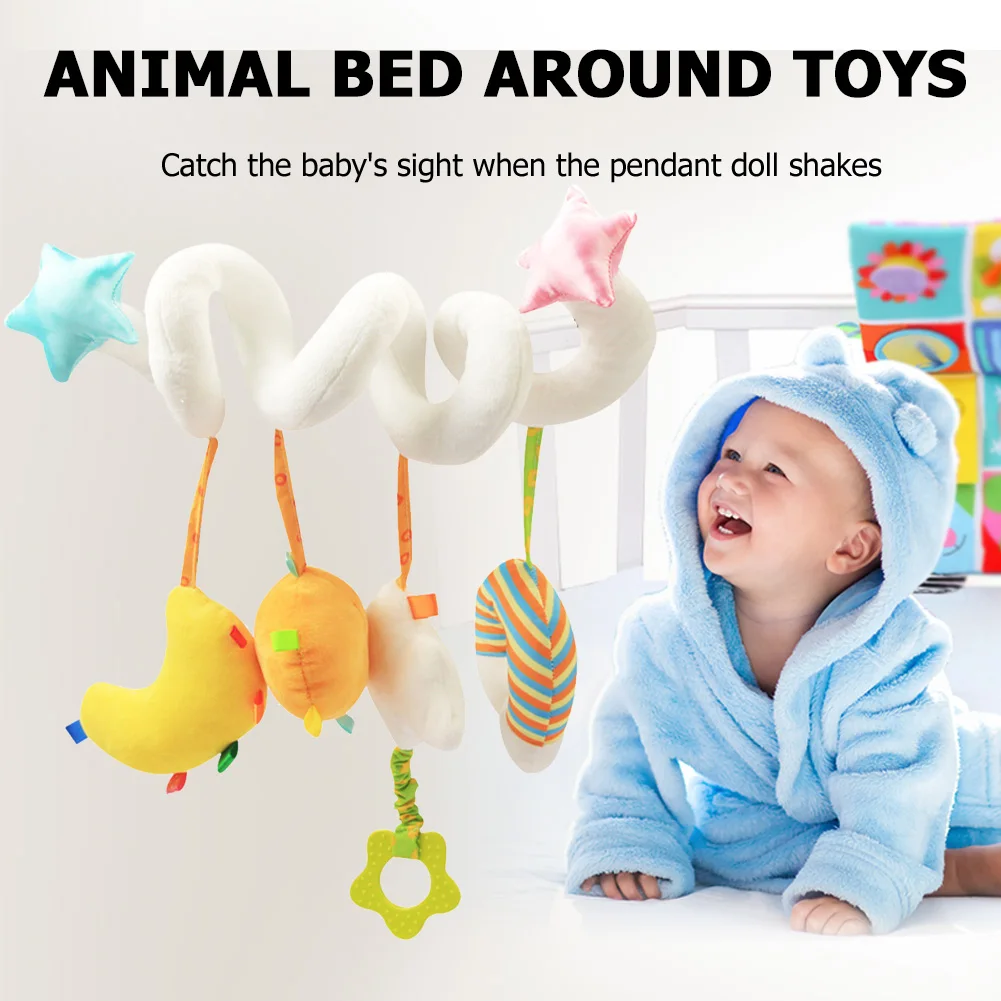 

Baby Stroller Bed Around Doll Hanging Comfort Rattle Pendant Toddler Toy Toddler Eyesight Training Crib Toy Gift