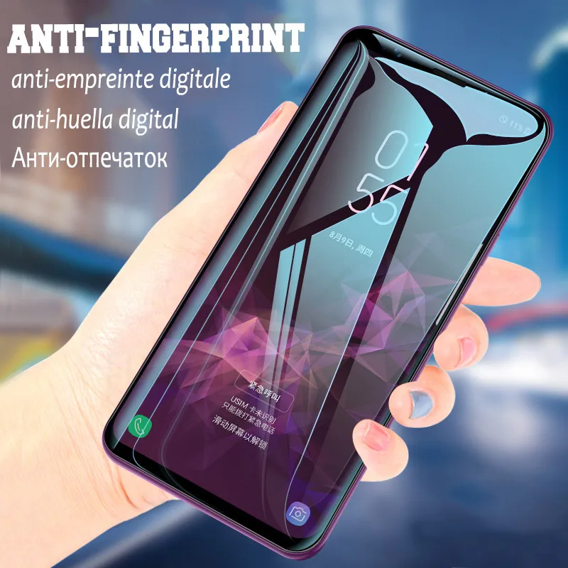 Закаленное стекло 9D с полным покрытием для iphone 11 Pro Max X XS XR Защитное экрана 6 6S 7 8 Plus