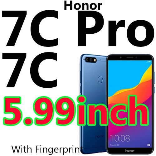 honor 7C (Pro) 5.99 Чехол-портмоне из кожи с откидной Чехол для Huawei P Smart Z рlus Honor 10 7X 7A 7C 8 9 P8 P9 lite P30 P20 P10 Y5 Y6 Prime Y7 - Цвет: honor 7C (Pro) 5.99