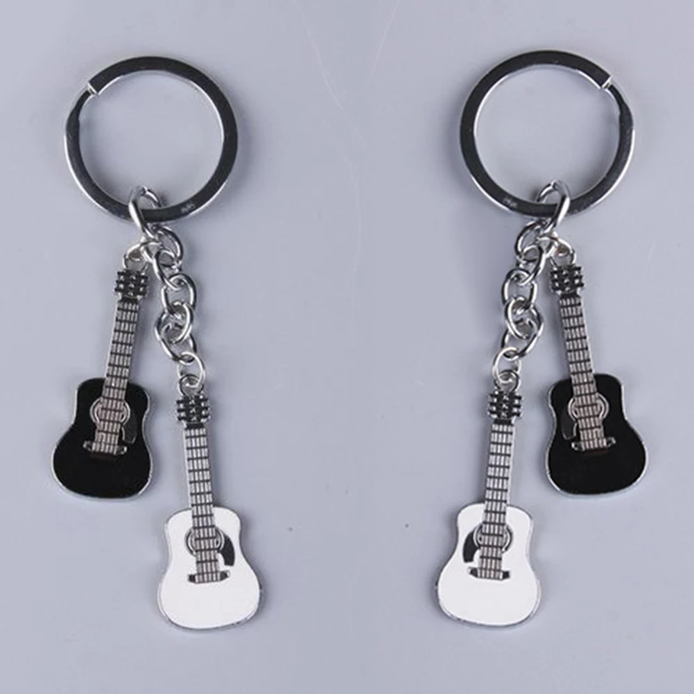 Classic Unisex Metal Guitar key Ring Key Chain Novelty Keyring Trinket Charm Buckle Jewelry | Украшения и аксессуары