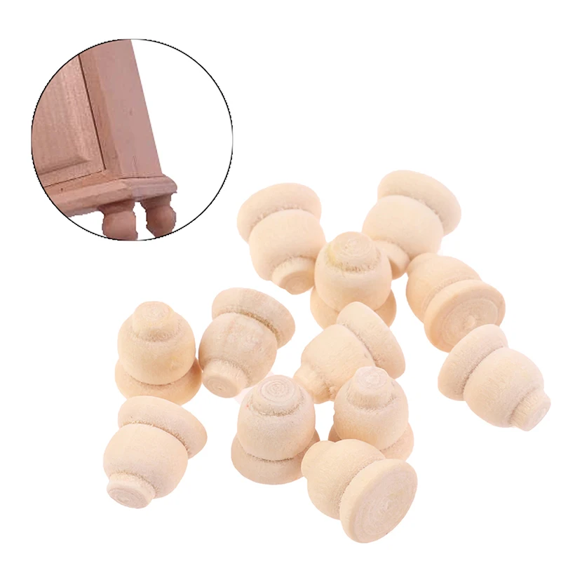 12pcs/lot 1:12 Dollhouse Miniature Mini Sofa Feet DIY Furniture Accessories | Игрушки и хобби