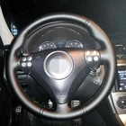 Сделай Сам черный высокий мягкий чехол рулевого колеса автомобиля из искусственной кожи для Mercedes Benz SLK-Class W171 W170 SLK 2004-2008 C230 Komp