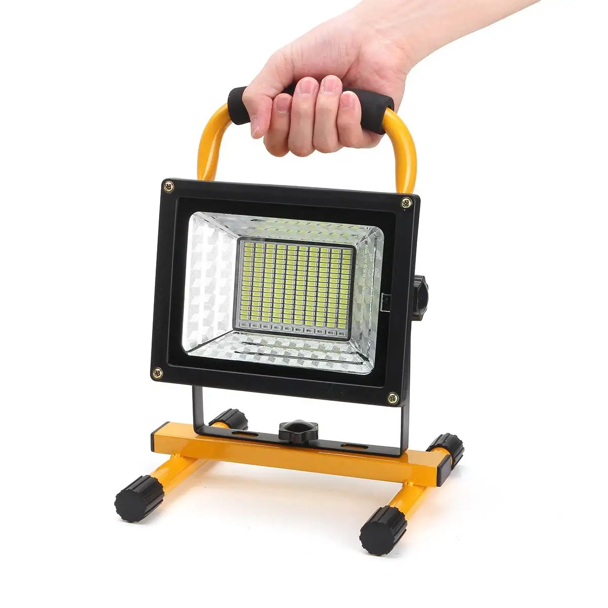 저렴한 800W 170 LED 충전식 투광 조명 방수 스팟 작업 캠핑 야외 휴대용 작업 조명 18650, 휴대용 랜턴, 전원 입력